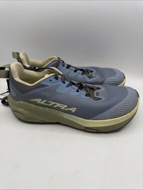 Altra Experience Wild 3 women 8.5 Blue and Olive Green Trail Running s12